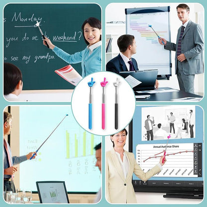 Retractable Reading Pointer Stick for Kids, Teachers, Stretchable, Lightweight, Durable, Classroom V1259-DP01-A-3552