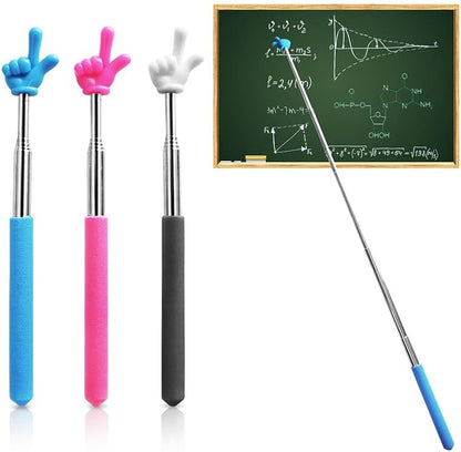 Retractable Reading Pointer Stick for Kids Teachers extendable lightweight durable Teaching tool for V1259-DP01-A-3553