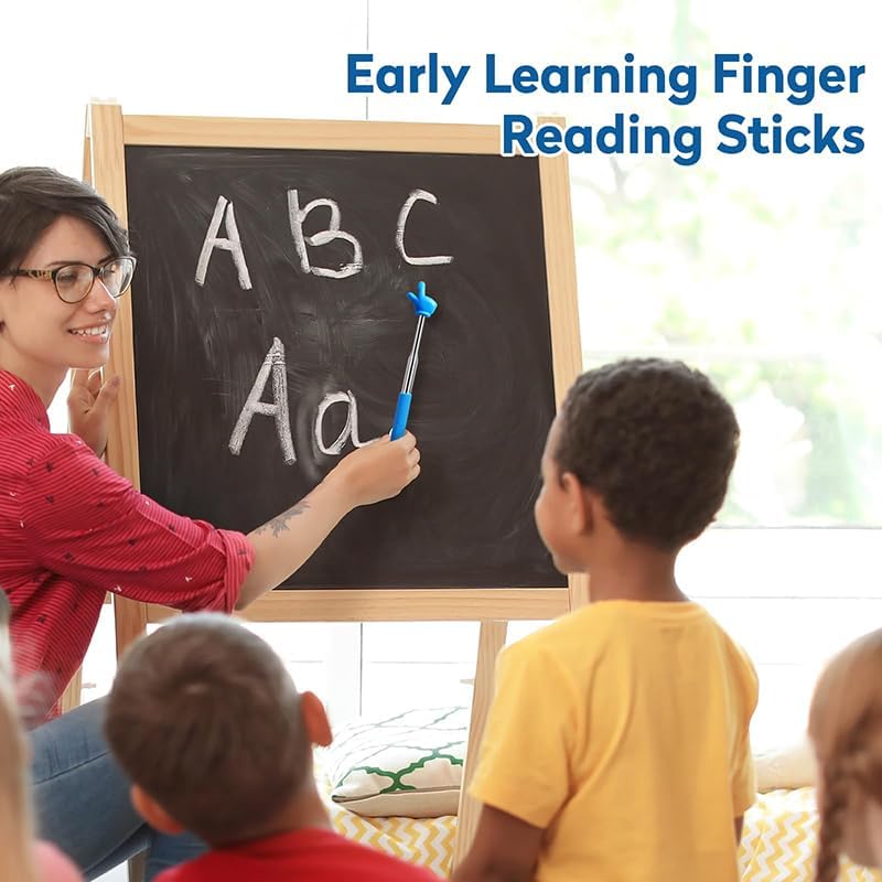 Retractable Reading Pointer Stick for Kids Teachers extendable lightweight durable Teaching tool for V1259-DP01-A-3553
