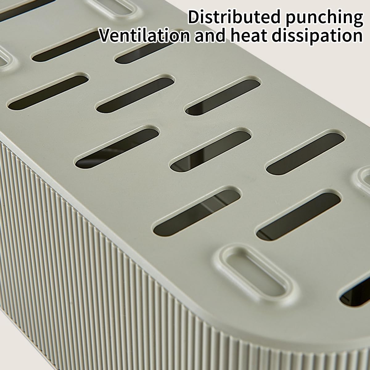 Cord Hider with Multi-Port Design Durable Power Strip Organizer Box Wire Plug Board Storage Ethernet Cable V1259-DP01-A-3555