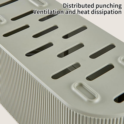 Cord Hider with Multi-Port Design Durable Power Strip Organizer Box Wire Plug Board Storage Ethernet Cable V1259-DP01-A-3555
