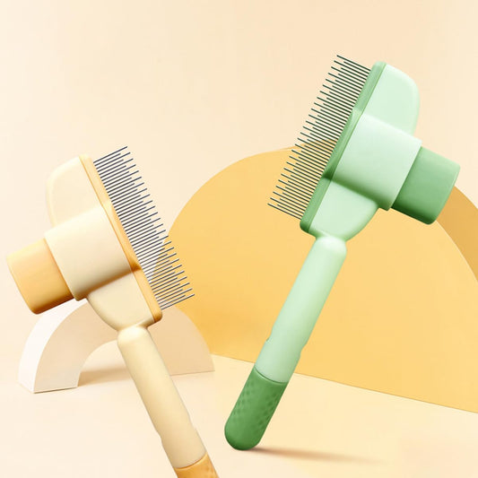 Pet Products Self Cleaning Cat Comb Floating Hair Artifact Knot Removes Pet Hair Comb Long Hair Cat Dog Row V1259-DP01-A-3558