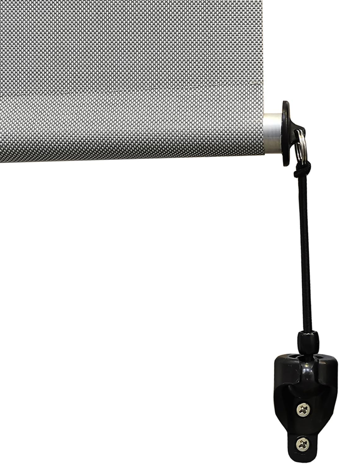 Replacement Shade Parts Bungee End Cap Kit for Exterior Cordless Roller Shades Outdoor Blinds( 2 Sets) (Black) V1259-DP01-A-3560