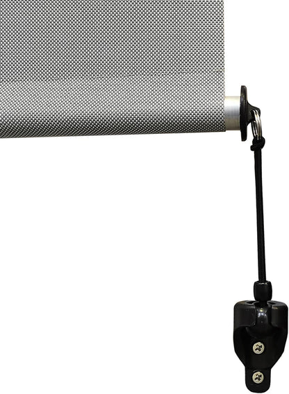 Replacement Shade Parts Bungee End Cap Kit for Exterior Cordless Roller Shades Outdoor Blinds( 2 Sets) (Black) V1259-DP01-A-3560