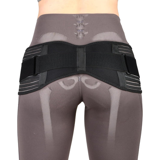 Sacroiliac SI Joint Hip Belt for Sciatica, Lower Back, Leg & Pelvic Pain Relief - Adjustable Sacroiliac Belt V1259-DP01-A-3568