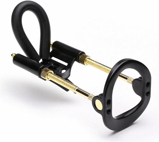 Male Bracket Stretcher, Adjustable Men Support Extender, Effective Stretching Device, Black Gold V1259-DP01-A-3575