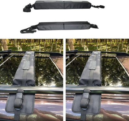 Universal Soft Roof Rack Pads for car Without crossbars,Carrier for Kayak,Surfboard,SUP,Canoe with Tie Down V1259-DP01-A-3578