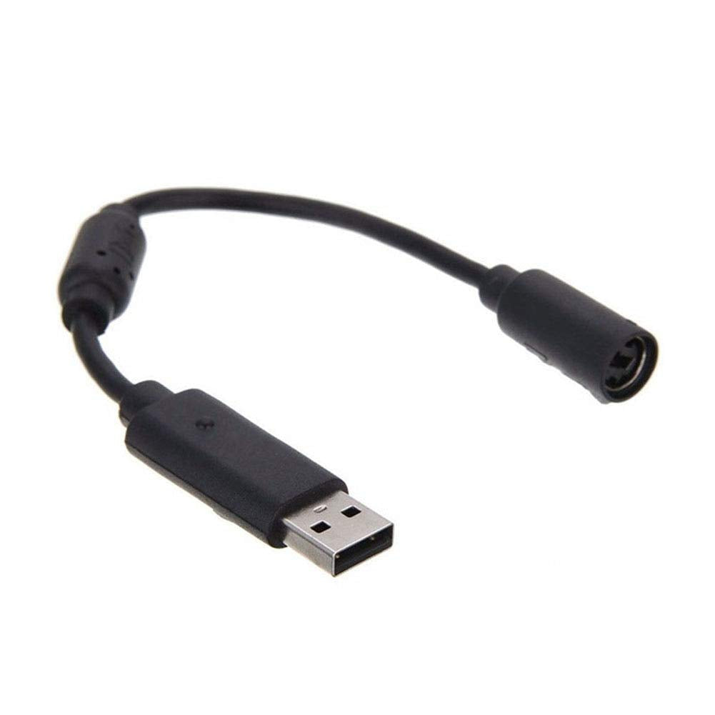 Computer Cables USB Breakaway Cable Cord Adapter for Xbox 360 Wired Gamepad Controller EM88 - (Cable Length V1259-DP01-A-3582