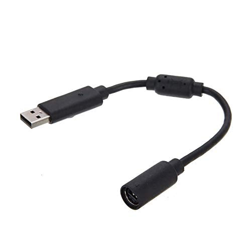 Computer Cables USB Breakaway Cable Cord Adapter for Xbox 360 Wired Gamepad Controller EM88 - (Cable Length V1259-DP01-A-3582