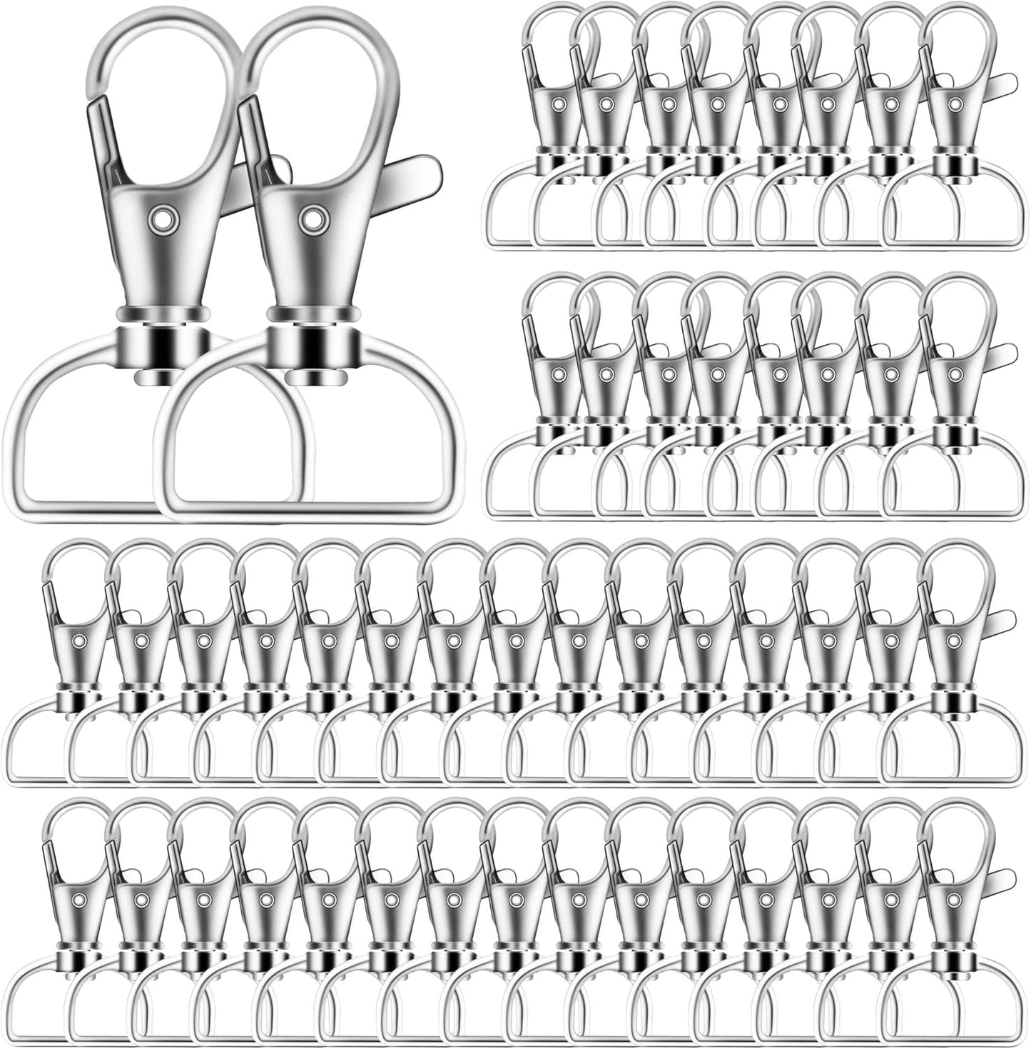 40PCS Swivel Snap Hooks, Premium Lanyard Snap Hook for Lanyard and Sewing Projects (3/4" Inside Width)... V1259-DP01-A-3594