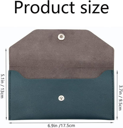 3PCS Leather Cash Envelope Wallet, Reusable Cash Envelope Wallet for Travel and Budgeting V1259-DP01-A-3627