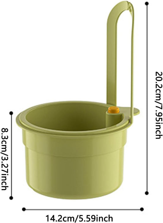Kitchen Sink Strainer Basket, Faucet Hanging Filter Basket, 2025 Kitchen Sink Food Waste Catcher Faucet V1259-DP01-A-3631
