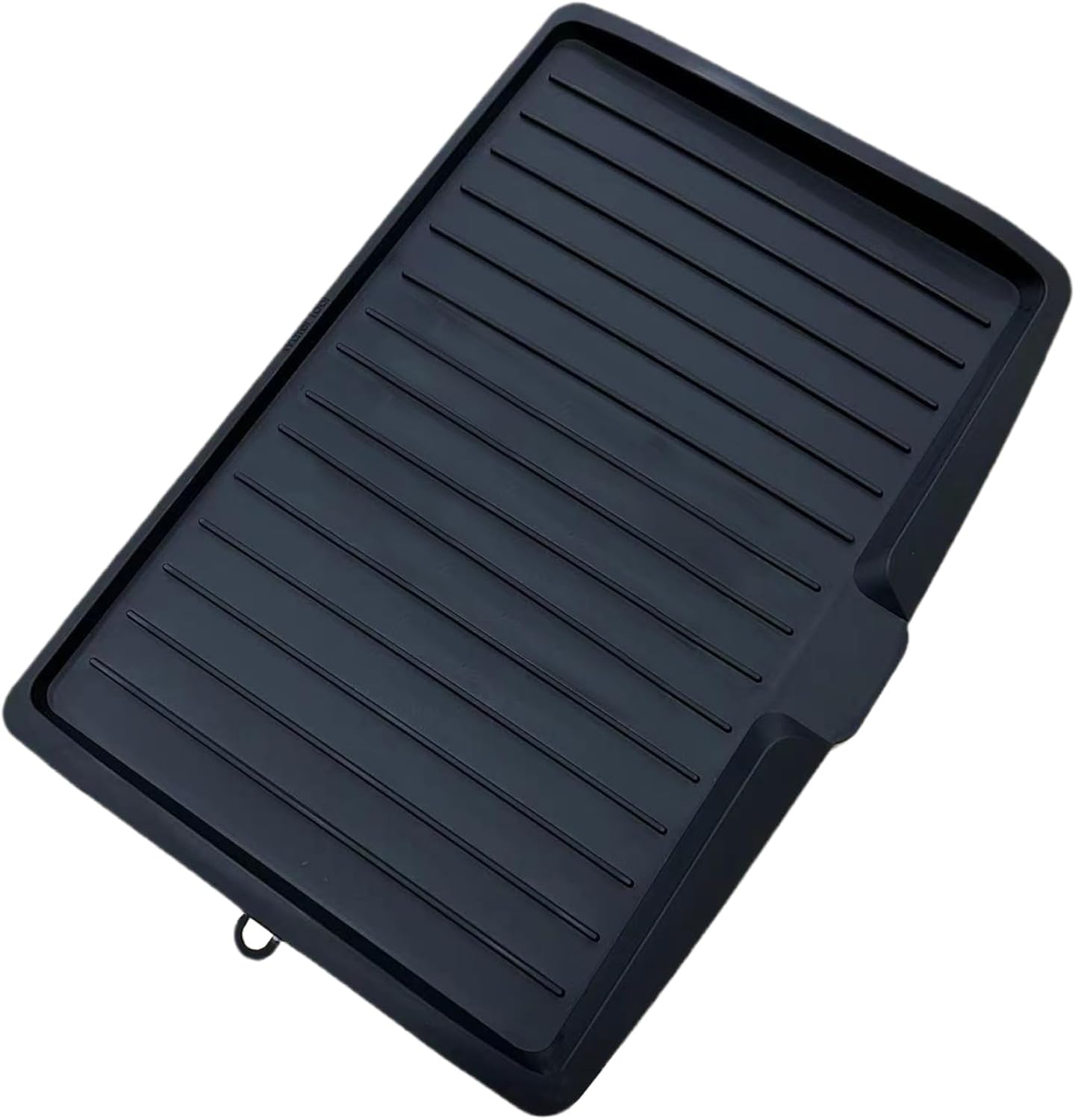 Dish Drain Board Tilt PP Dish Drainer 17.6x12.2x1.2in Quick Dry Dish Drain with Drain Port Multipurpose Dish V1259-DP01-A-3641