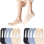 6 Pack No Show Socks Women Thin Socks Low Cut Liner Socks Non Slip Invisible for Flats Boat V1259-DP01-A-3643