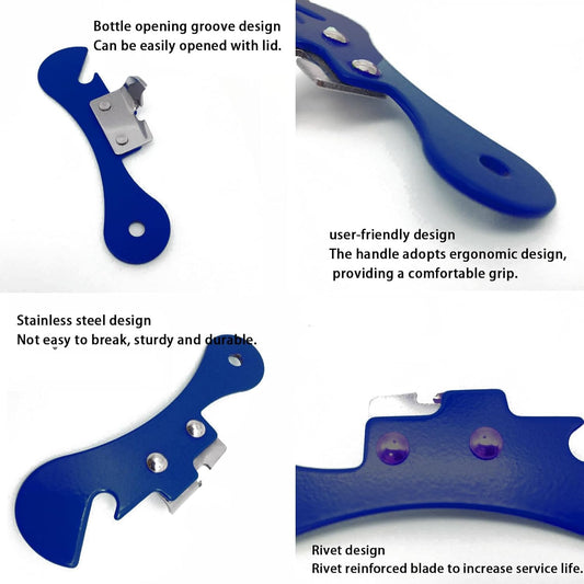 3 Pcs Can Opener Manual Stainless Steel Camping Can Opener, Portable Bottle Opener, Assorted Color. V1259-DP01-A-3646