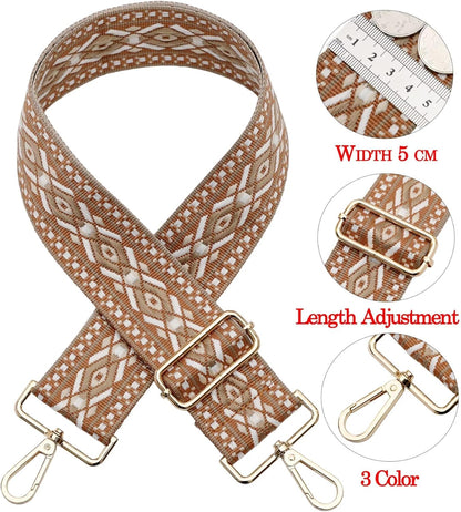 Replacement Purse Strap Shoulder Strap Adjustable Crossbody Wide Strap for Women Crossbody Shoulder Bag V1259-DP01-A-3647