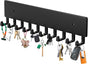 Wall Mount Key Holder with 10 Hooks - Key Rack for Entryway, Hallway, Office, Kitchen - Screw Mounted, V1259-DP01-A-3651