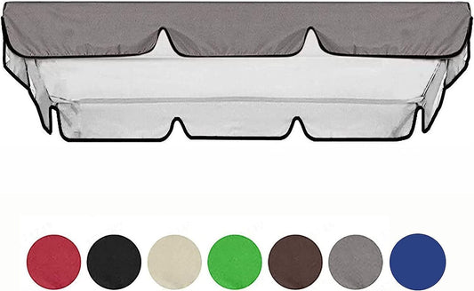 Porch Swing Canopy, Outdoor Swing Cover Replacement Canopy, Swing Canopy Cover Replacement 420D, Top for V1259-DP01-A-3655