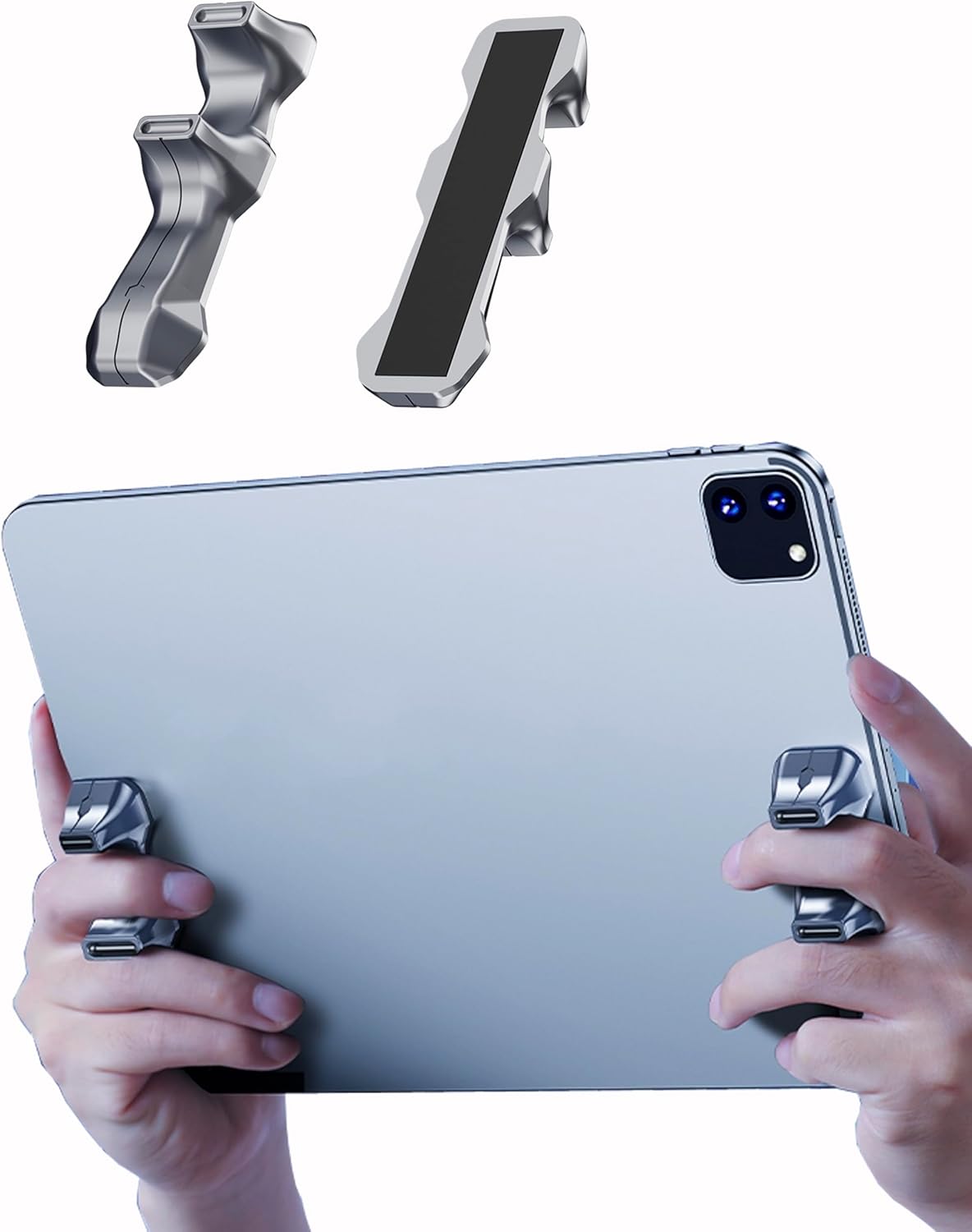 Gaming Handle for iPad, Anti-Slip Silicone Gamepad Grip, Tablet Game Controller for PUBG/Knives Out/Rules of V1259-DP01-A-3659