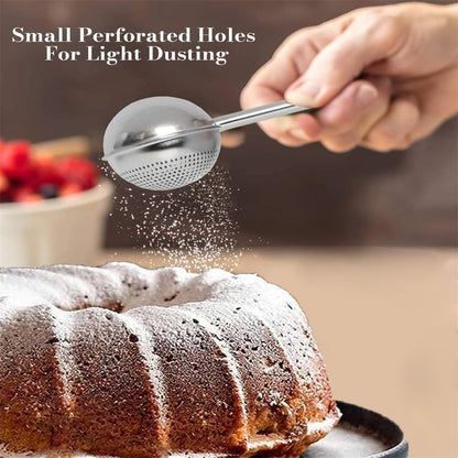 Powdered Sugar Shaker Duster Stainless Steel Dusting Wand Flour Sifter for Baking Flour Spices Baking Tools V1259-DP01-A-3662