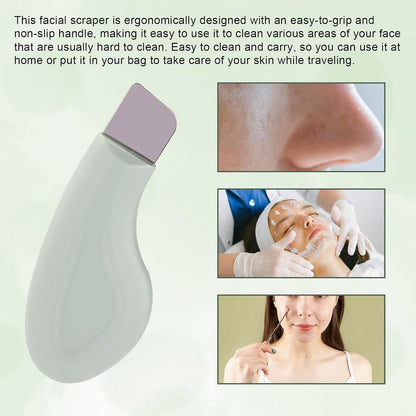 Blackhead Remover, Silicone Nose Blackhead Scraper, Deep Clean Skin Pore Spatula, Face Spatula, Green V1259-DP01-A-3671
