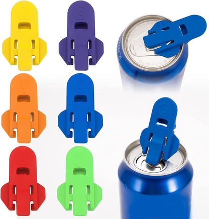 6 Pcs Manual Can Openers Manual Easy Can Opener for Family Drinks Protector Opener Drink Shield Plastic V1259-DP01-A-3676