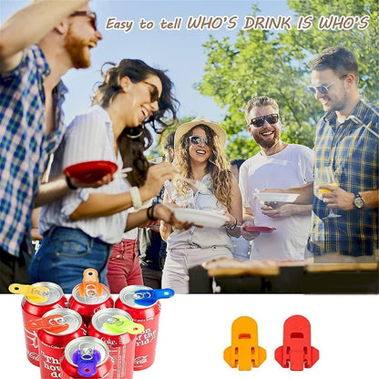 6 Pcs Manual Can Openers Manual Easy Can Opener for Family Drinks Protector Opener Drink Shield Plastic V1259-DP01-A-3676