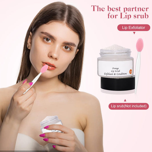 Silicone Lip Scrub Brush Lip Scrubber Tool Lip Exfoliator Brush Exfoliating Lip Scrub Tool for Dark Lips V1259-DP01-A-3682