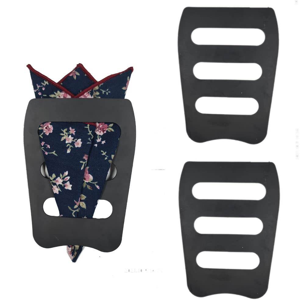 Pocket Squares Holder, Accessories for Men Square Scarf, Suits, Tuxedos,Vests and Dinner Jackets, 3 Pack, One V1259-DP01-A-3689