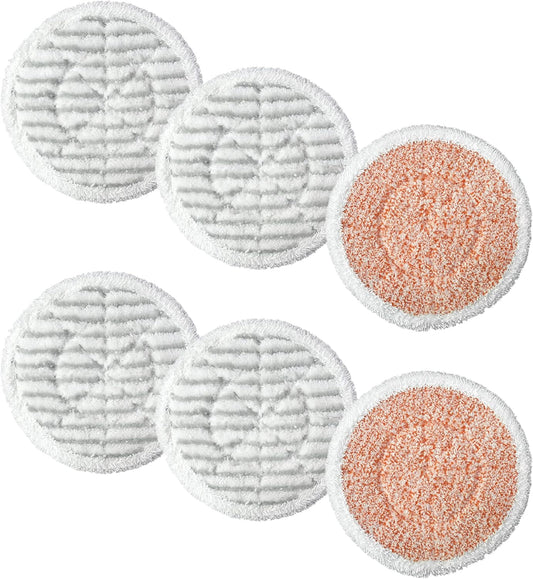 6 Pack Upgraded S7000 Pads Replacement Steam Mop Pads Compatible with Shark S7000AMZ S7001 S7001TGT S7000 V1259-DP01-A-3697