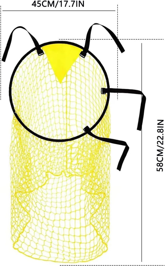 2 Pcs Set Soccer Target Goal Net - Portable Foldable Practice Equipment for Shooting Accuracy - Outdoor V1259-DP01-A-3702