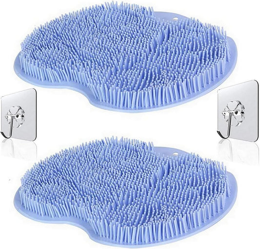 2 Pcs Large Shower Foot Scrubber Mat Cleans, Exfoliation, Shower Foot Massager Scrubber, Foot Cleaner Massage V1259-DP01-A-3707
