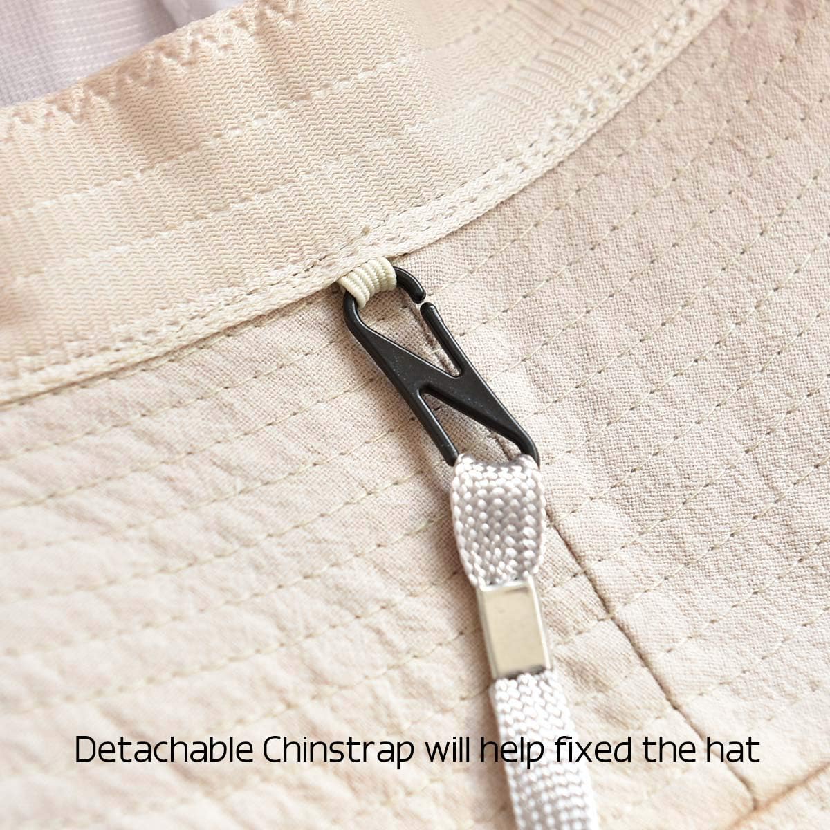 Womens Cotton Wide Brim Sun Hats UPF50 UV Packable Beach Hat Summer Bucket Cap for Travel V1259-DP01-A-3712