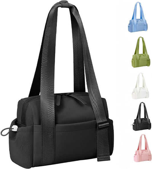 Mini Gym Bag for Women, Small Duffle Bag with Wet Compartment, Lightweight Waterproof Cute Tote for Girls V1259-DP01-A-3720