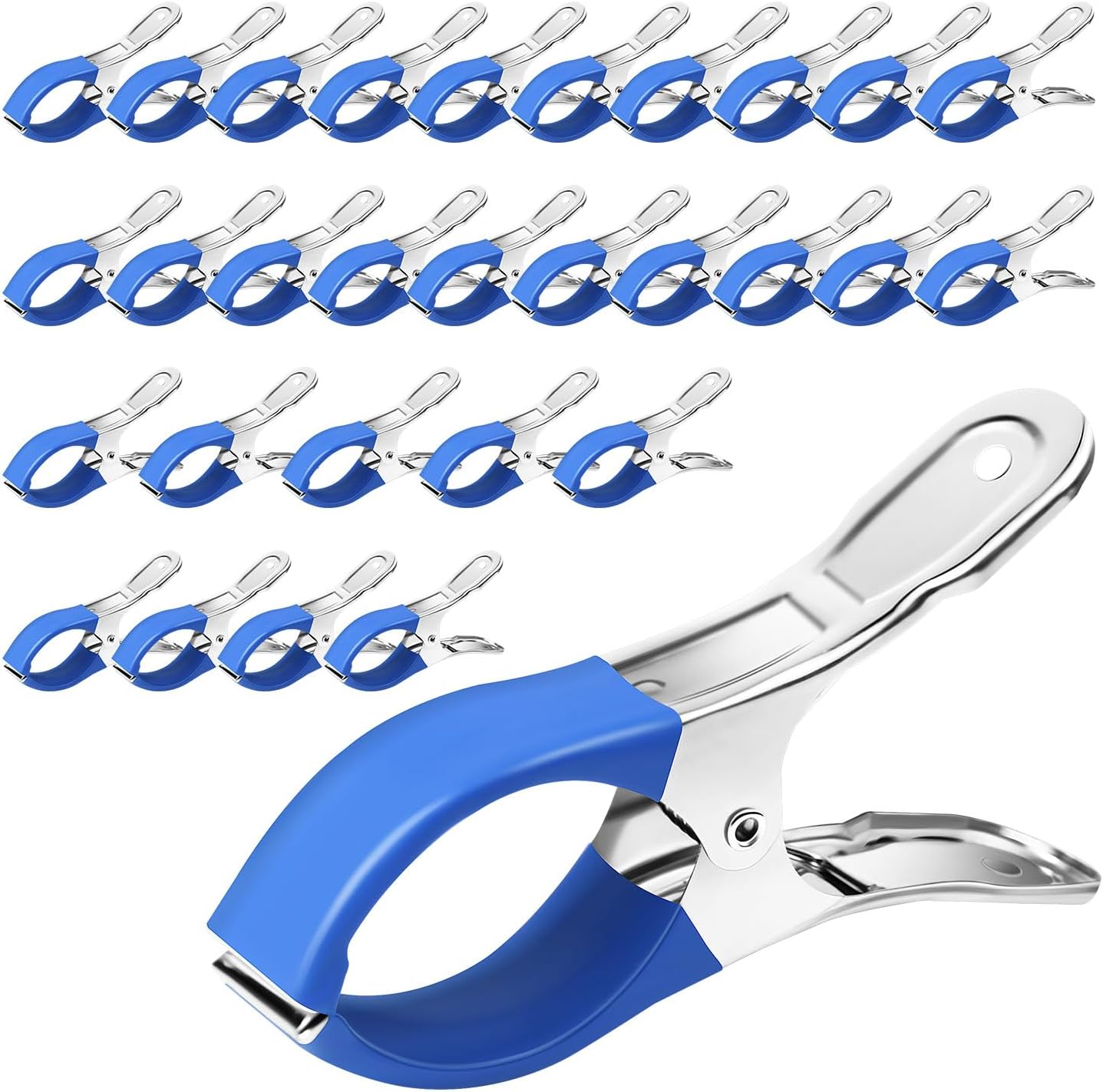 Pool Cover Clips for Above Ground Pools, 30 Pcs 4.7 Inch Stainless Steel, Windproof Clips with Protective V1259-DP01-A-3721