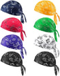 8Pcs Do Rag Skull Cap Bandana Hat Doo Rags Beanie Cooling Sweat Wicking Head Wraps Cycling Helmet Liner V1259-DP01-A-3746