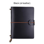 Leather Soft Cover Refillable Journal Notebook with Elastic Strap Diary Travel Business Notepad Lined Blank V1259-DP01-A-3749