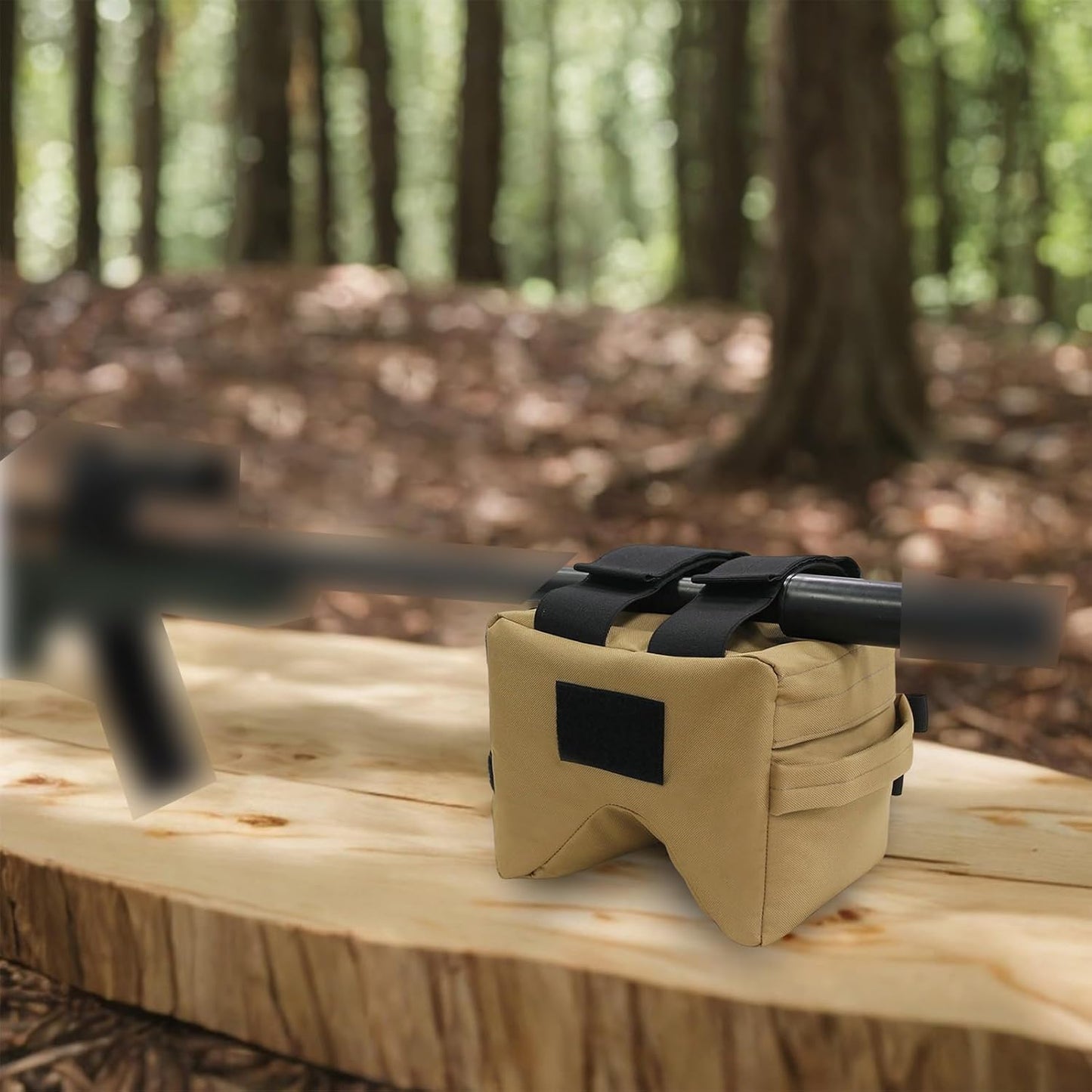Front or Rear Squeeze Bag Shooting Range Bag Bench Bag with Strap for Shooting Hunting V1259-DP01-A-3759