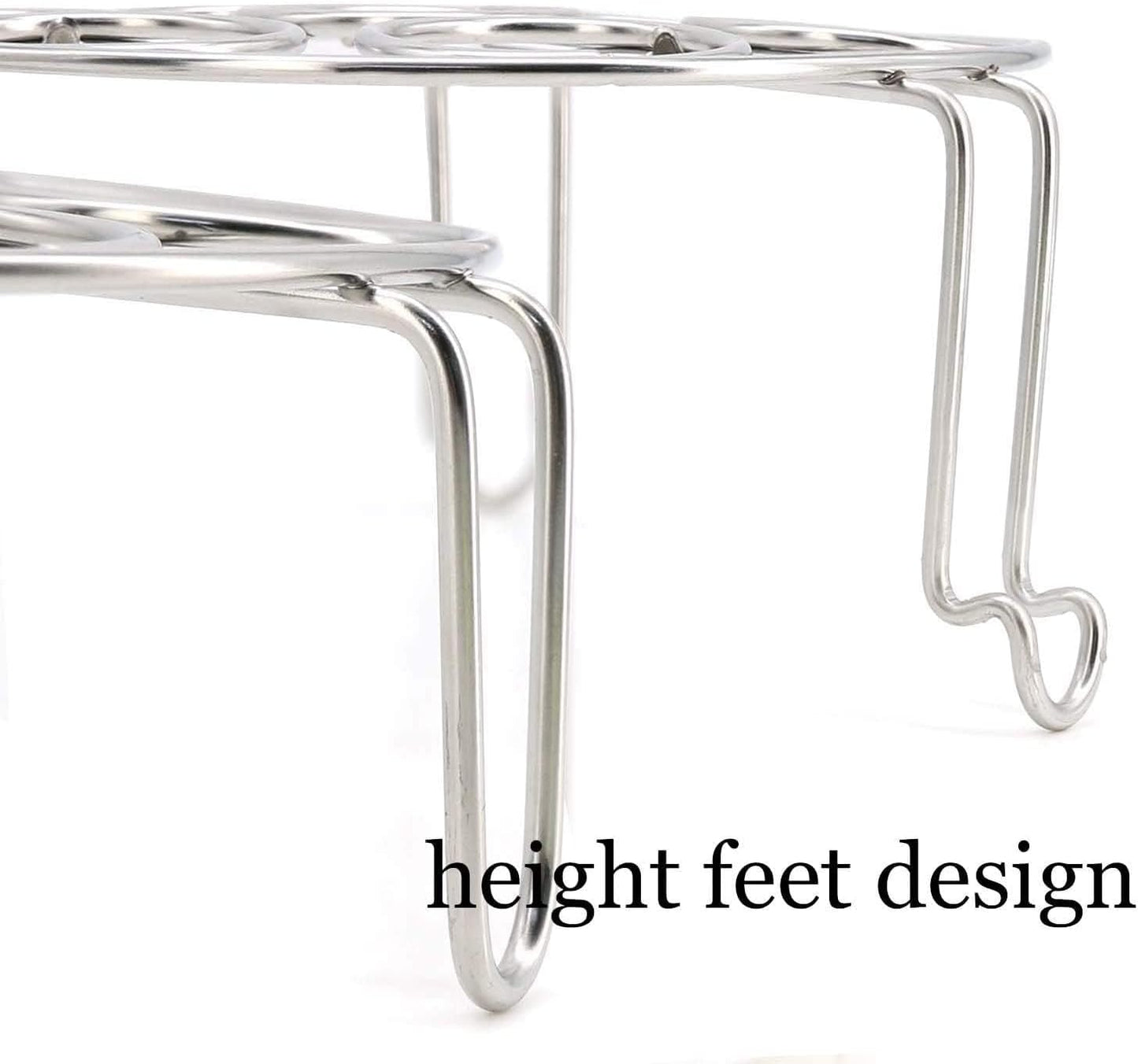 Stainless Steel Stackable Egg Steamer Rack for Instant Pot 5/6/8 Qt, 304 Food-Grade Cooking & Cooling Trivet, V1259-DP01-A-3761