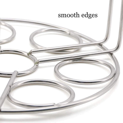 Stainless Steel Stackable Egg Steamer Rack for Instant Pot 5/6/8 Qt, 304 Food-Grade Cooking & Cooling Trivet, V1259-DP01-A-3761