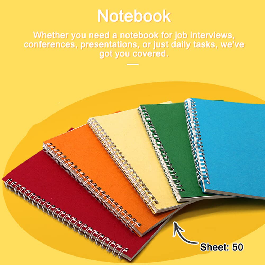 Multifunctional Conference Spiral Notebook Soft Portable Meeting Organiser Travel Journal Daily Plan Notebooks V1259-DP01-A-3762