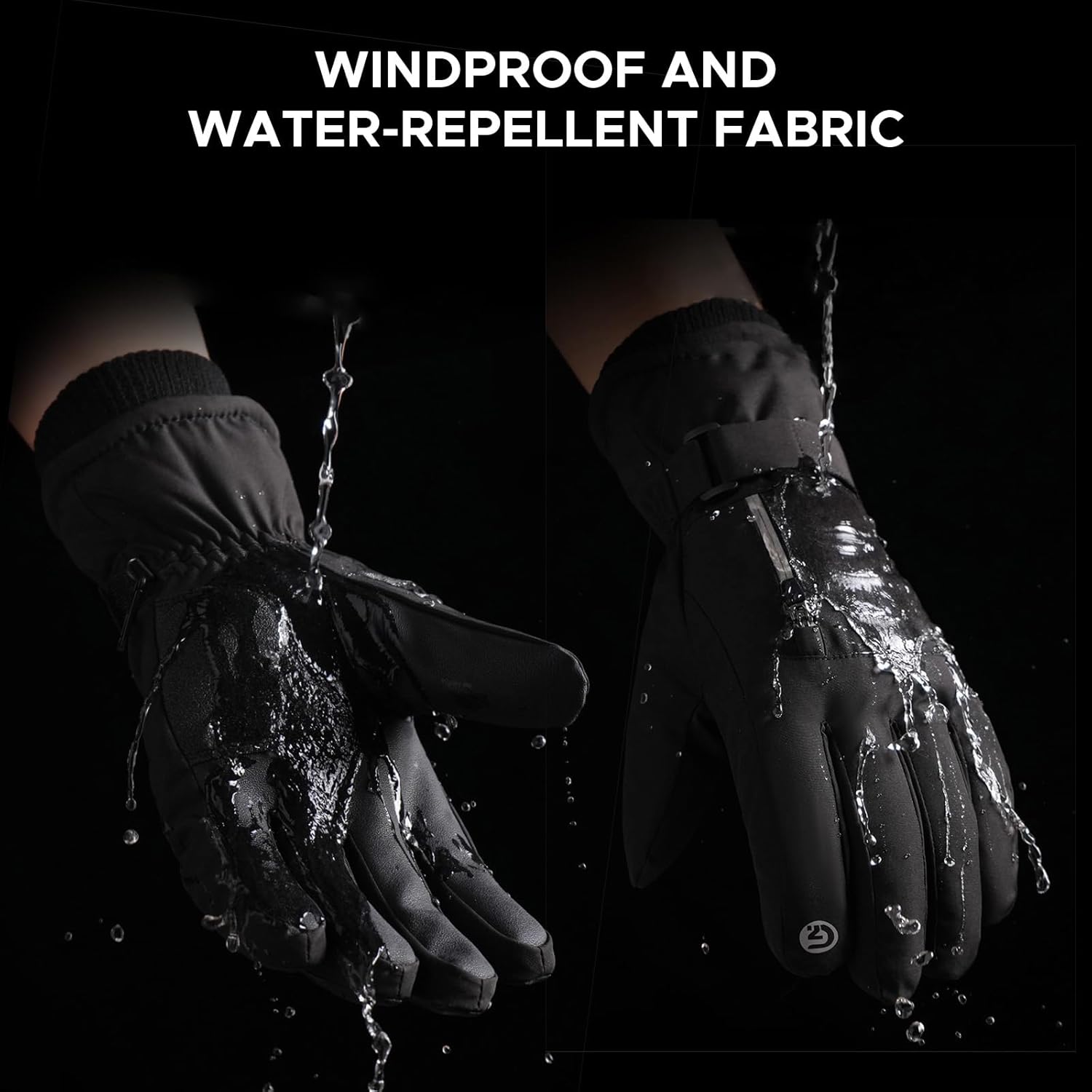 Waterproof Anti-Slip Touchscreen Winter for Skiing, Snowboarding, and Outdoor Activities V1259-DP01-A-3781