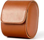 Premium Leather Mechanical Watch Storage Box - 3 Slot Dustproof Travel Case for Home Use, Brown V1259-DP01-A-3784