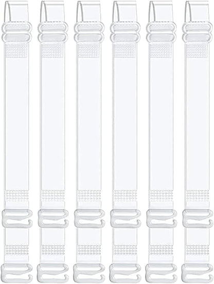 3-Pairs Clear Bra Straps,Invisible Bra Replacement Transparent Bra Straps Multiple Width Removable V1259-DP01-A-3798