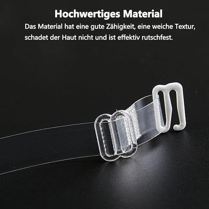 3-Pairs Clear Bra Straps,Invisible Bra Replacement Transparent Bra Straps Multiple Width Removable V1259-DP01-A-3798