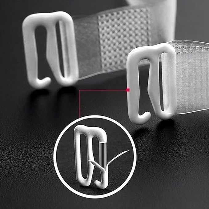 3-Pairs Clear Bra Straps,Invisible Bra Replacement Transparent Bra Straps Multiple Width Removable V1259-DP01-A-3798