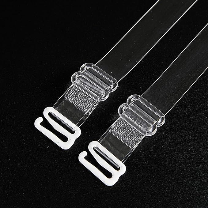 3-Pairs Clear Bra Straps,Invisible Bra Replacement Transparent Bra Straps Multiple Width Removable V1259-DP01-A-3798