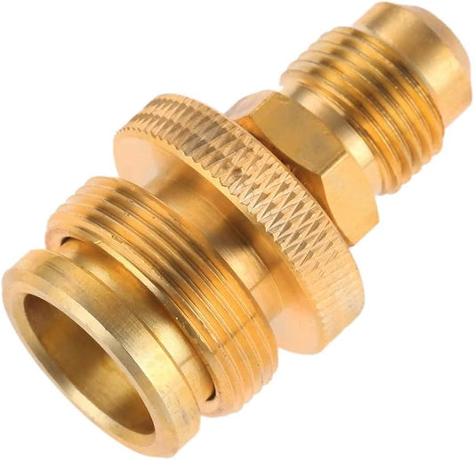 1Pcs 1lb Propane Tank Cansiter Regulator Adapter Convert to 3/8 Male Flare Portable Brass Camping Grill Stove V1259-DP01-A-3819