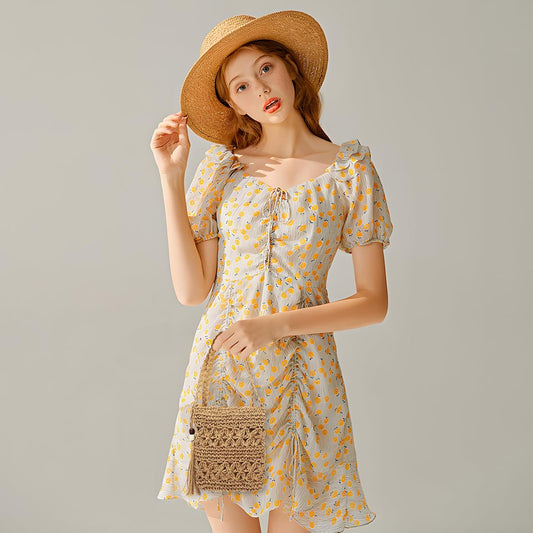 Women Small Straw Bag Summer Beach Crossbody Bag with Tassel Boho Weave Handmade Shoulder Purse or Holiday V1259-DP01-A-3820