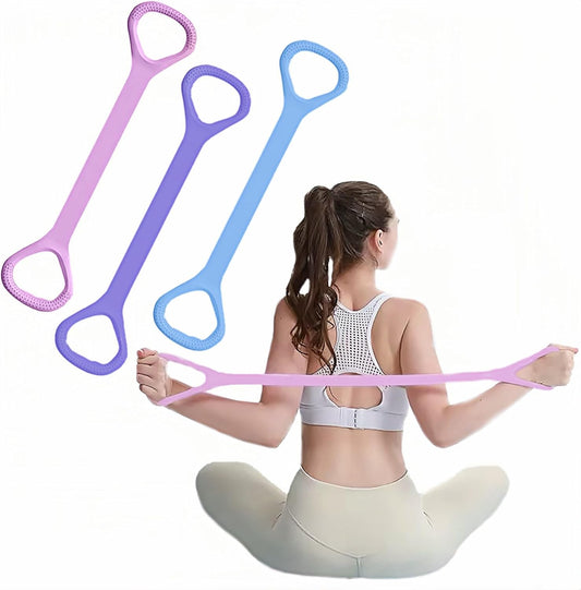 Figure 8 Fitness Resistance Band, Elastic Bands for Working Out,Arm,Back Training Elastic Ropes, Exercise V1259-DP01-A-3824